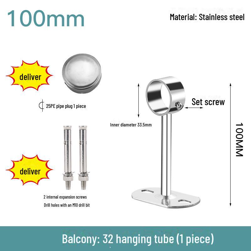 Stainless Steel Windproof Outdoor Clothes Drying Rack for Balcony.