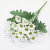 1/5/10Pcs Fall Artificial Flower UV Resistant Fake Plastic Flower Home Wedding Party Table Centerpiece Indoor Outdoor Faux Bloom Decoration