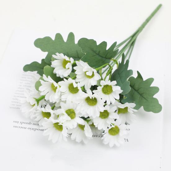 1/5/10Pcs Fall Artificial Flower UV Resistant Fake Plastic Flower Home Wedding Party Table Centerpiece Indoor Outdoor Faux Bloom Decoration