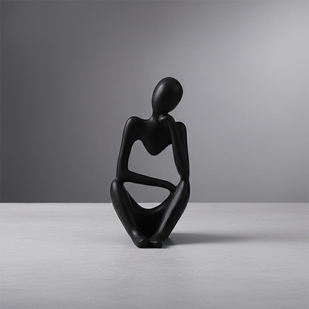 Modern Minimalist Luxury Decorative Ornament Abstract Creative Mini Figurine for Living Room Home Decoration