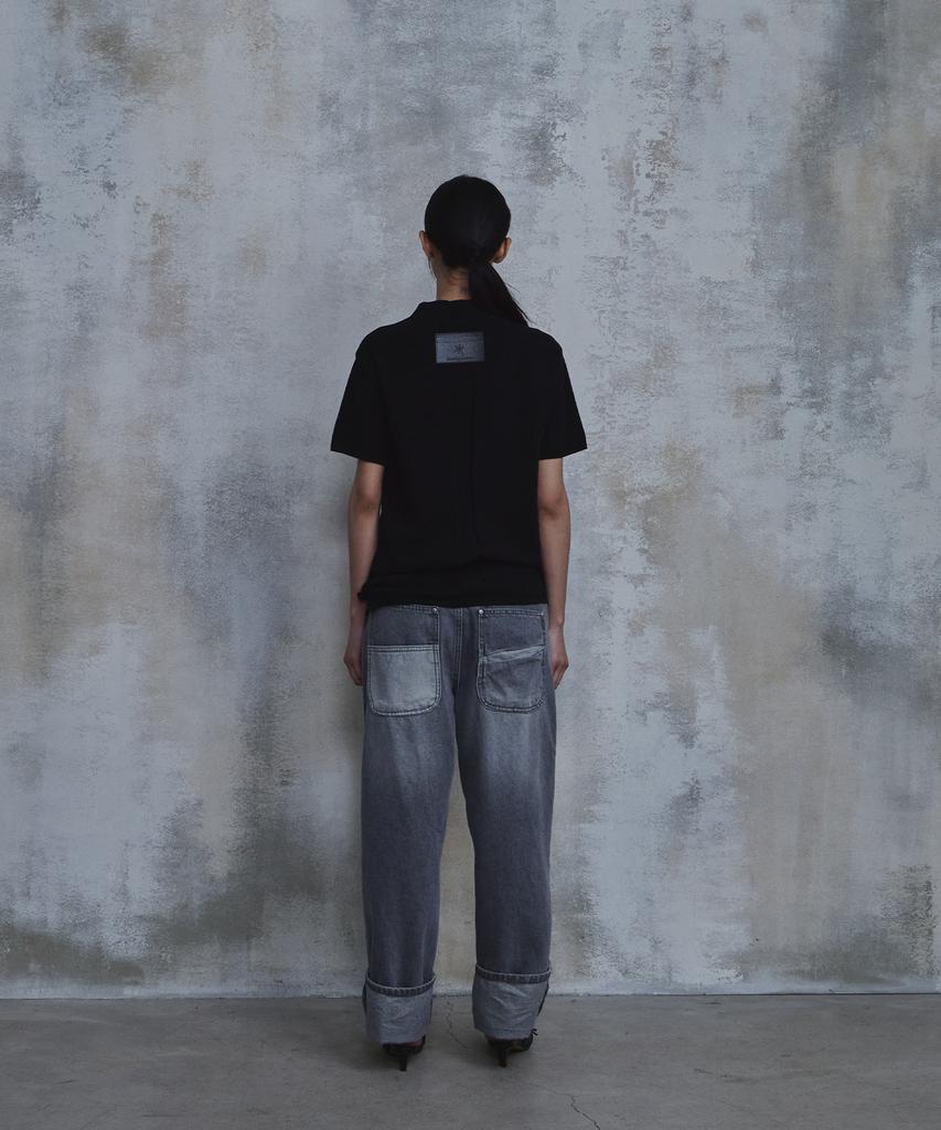 PARADIGMFILM [Ep.02] Mock Neck Half Knit (Black)