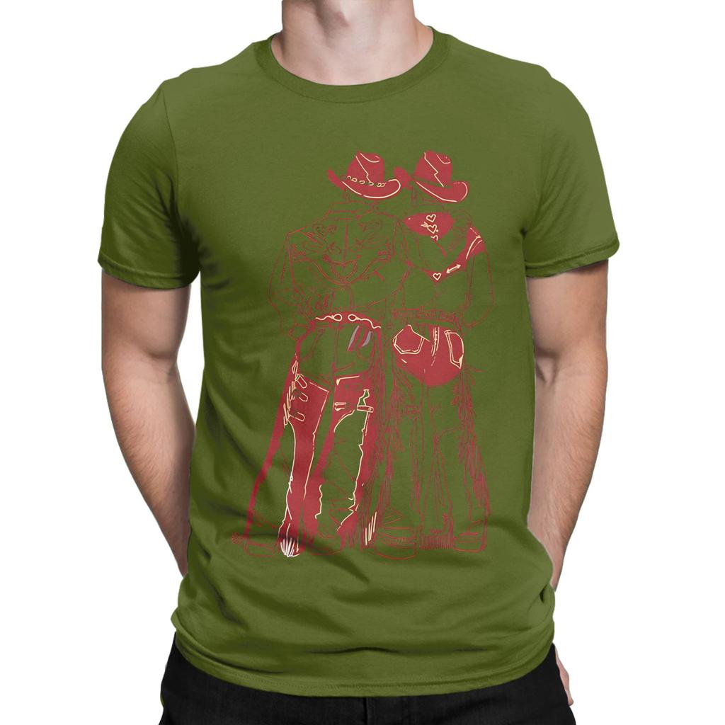 Cowboys Novelty 100 Cotton TShirt Red Dead Redemption Tees Tops For Unisex