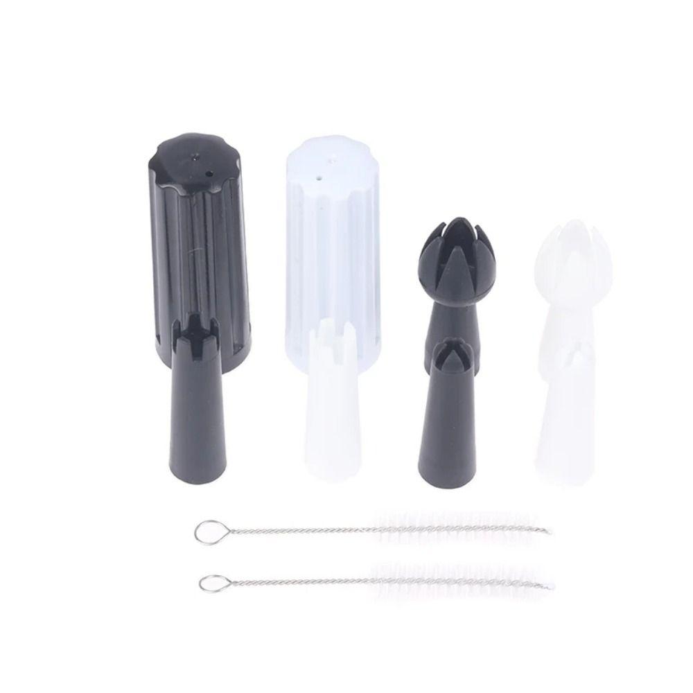 5Pcs/Set Base Tips Holder Whipping Tip Mounting Mouth Decorating Mouth Cream Nozzle Cream Foamer
