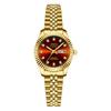 Nibosi 2697 Silver Gold Diamond Ladies Watches Stainless Steel Band Quartz Watch Waterproof Calendar Luminous Women Wristwatches