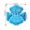 Epoxy Jewelry Mold Holographic Straw Topper Mold for Resin Casting Silicone Keychain Mold Phone Stand Mold for DIY Craft