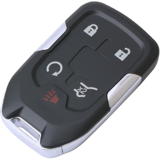 

OCESTORE HYQ1AA Car Key Fob Keyless Control Entry Remote 13584502 5 Button Vehicles Replacement Compatible with Terrain HYQ1AA