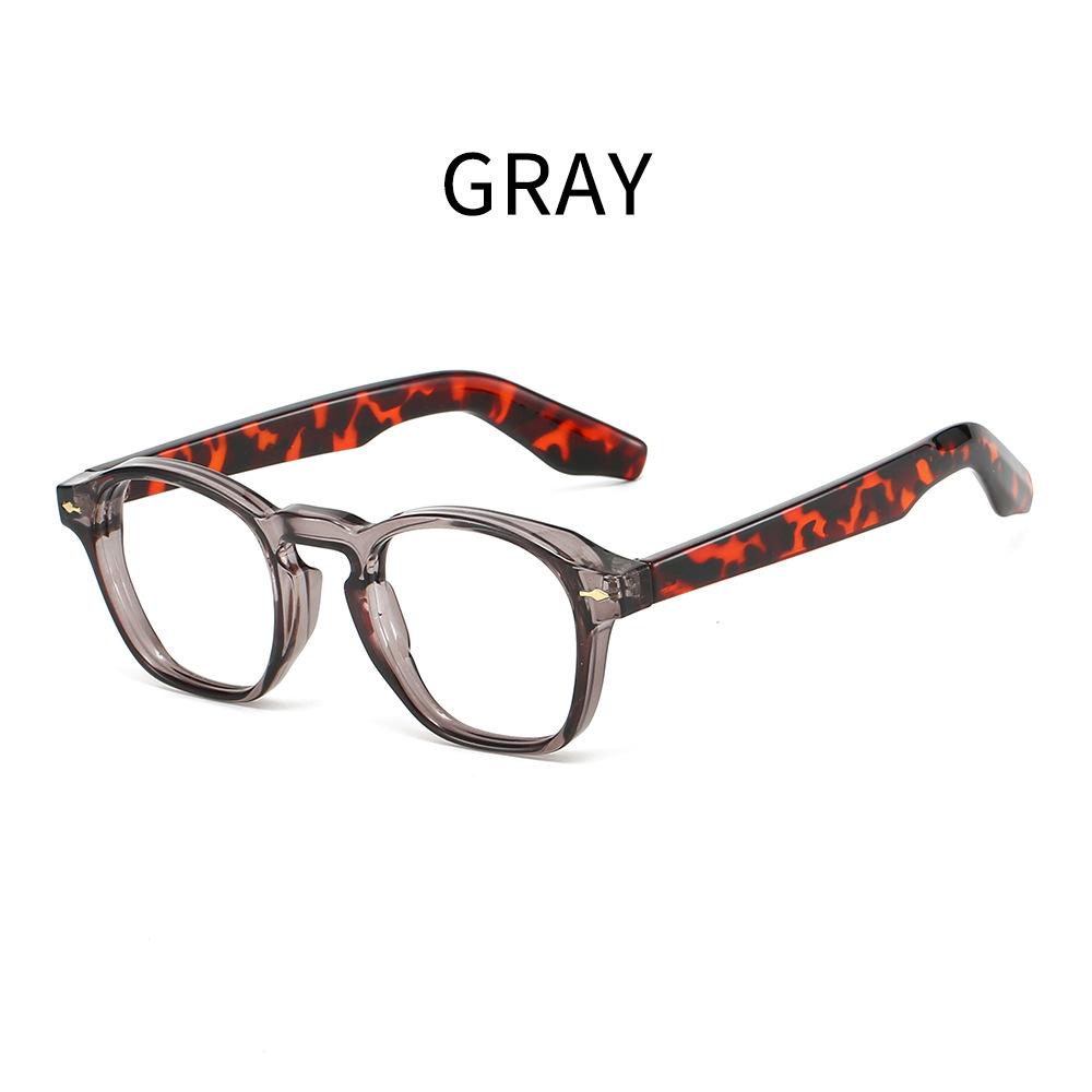 Square-Frame Anti-Blue Light Presbyopia Glasses Fashion Street Style Unisex High-Definition Reading Glasses 0 To +4.0