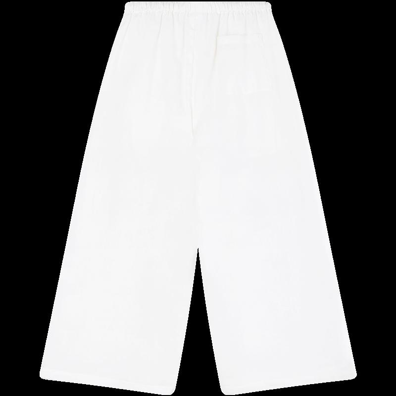 Lässige lange Hose für Mädchen aus Leinenmischung