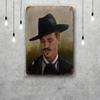 doc holliday Classic Poster Rusty Metal Plaque Retro Decorative Plate Bar Man Cave Garage Club Metal Sign Wall Decoration