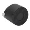 Coffee Grounds Bucket Stainless Steel Rubber Coffee Dump Bin for Home Restaurants BarsBlack Large (FC‑05‑2)