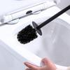 Circular Type Stainless Steel Toilet Brush Black Bathroom Cleaning Brush Holder with Toilet Brush Wall Mount Seven Color Options
