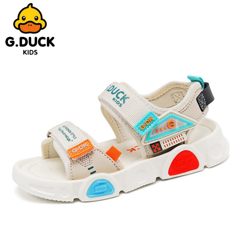 Little Yellow Duck Classmate Boys Sandals Summer 2025 New Soft-soled Girls Shoes Children's Open Toe 6 Beach Shoes 9 Years Old
