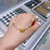 Vietnam Gold Princess Exile Pearl Bracelet - Copper Gold-Plated Women's Jewelry