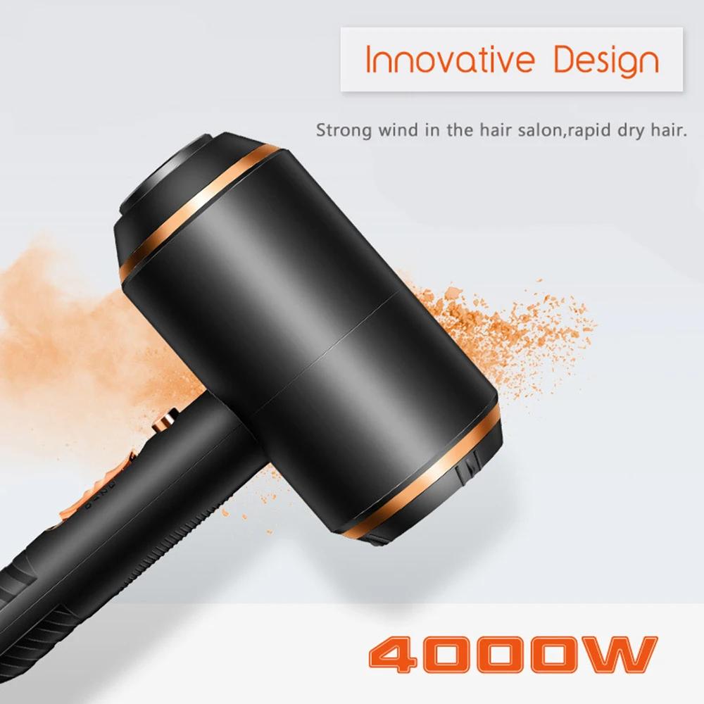 Powerful Hair Dryer 1700W Strong Wind Professional Electric Blower Hairdressing Hot/cold Air Negative Ions Salon Tool