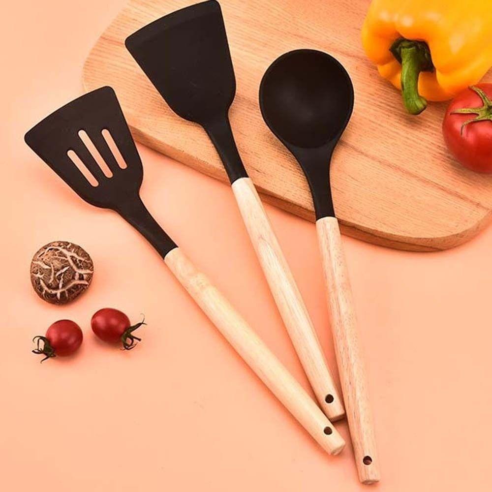 12pcs Heat-Resistant 12-piece Set Kitchen Utensils Multi-functional Save Space Silicone Kitchenware Set Eco-Friendly