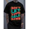 Rundhals-T-Shirt Herren Oberteil Grafik-T-Shirts Lässige Kleidung, Geeignet für das Büro, Verabredungen und Ausgehen Bedruckte T-Shirts, Streetwear-Stil Kleidung