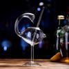 Cocktail Glass Cup Swan Glass Creative Bird Design Glass Goblet for Whiskey Wine Glass Champagne for Ktv Bar Night Party