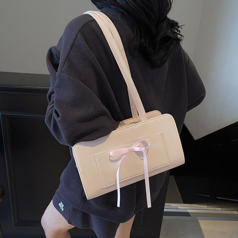 Bag Women's Bag New Fashion Bow Tote Bag Portable Commuter Bag