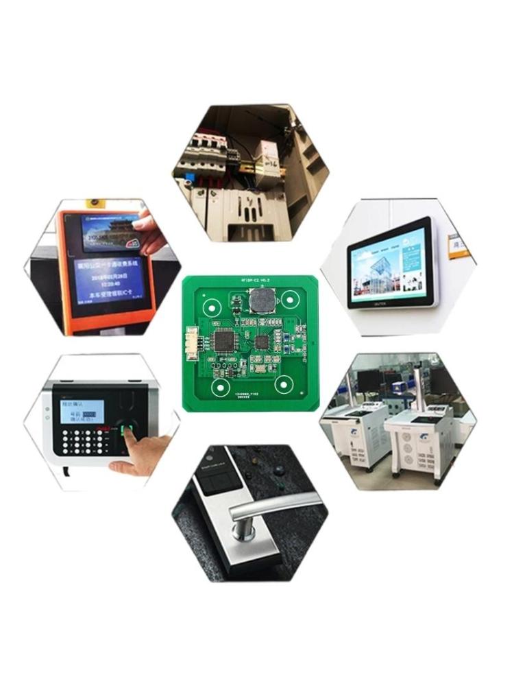 High Frequency 13.56MHz Read Write Module Support ISO15693 Standard Read Write Module Circuit Board with Buzzer