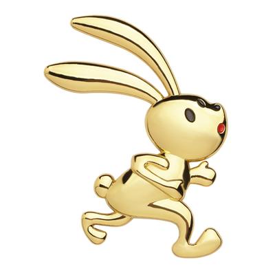 Metal Rabbit Emblem Decal, Carbony Bumper Sticker - Cute Animal Auto Window Adhesive Decor,