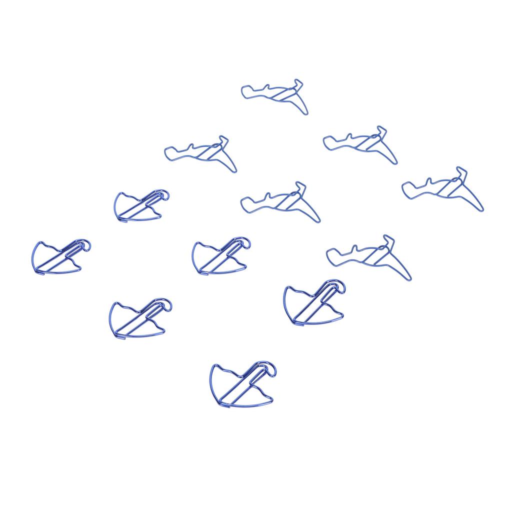 50pcs Paper Clips Strong Clamping Power Electroplating Process Colorfast Paperclips for Scrapbooking