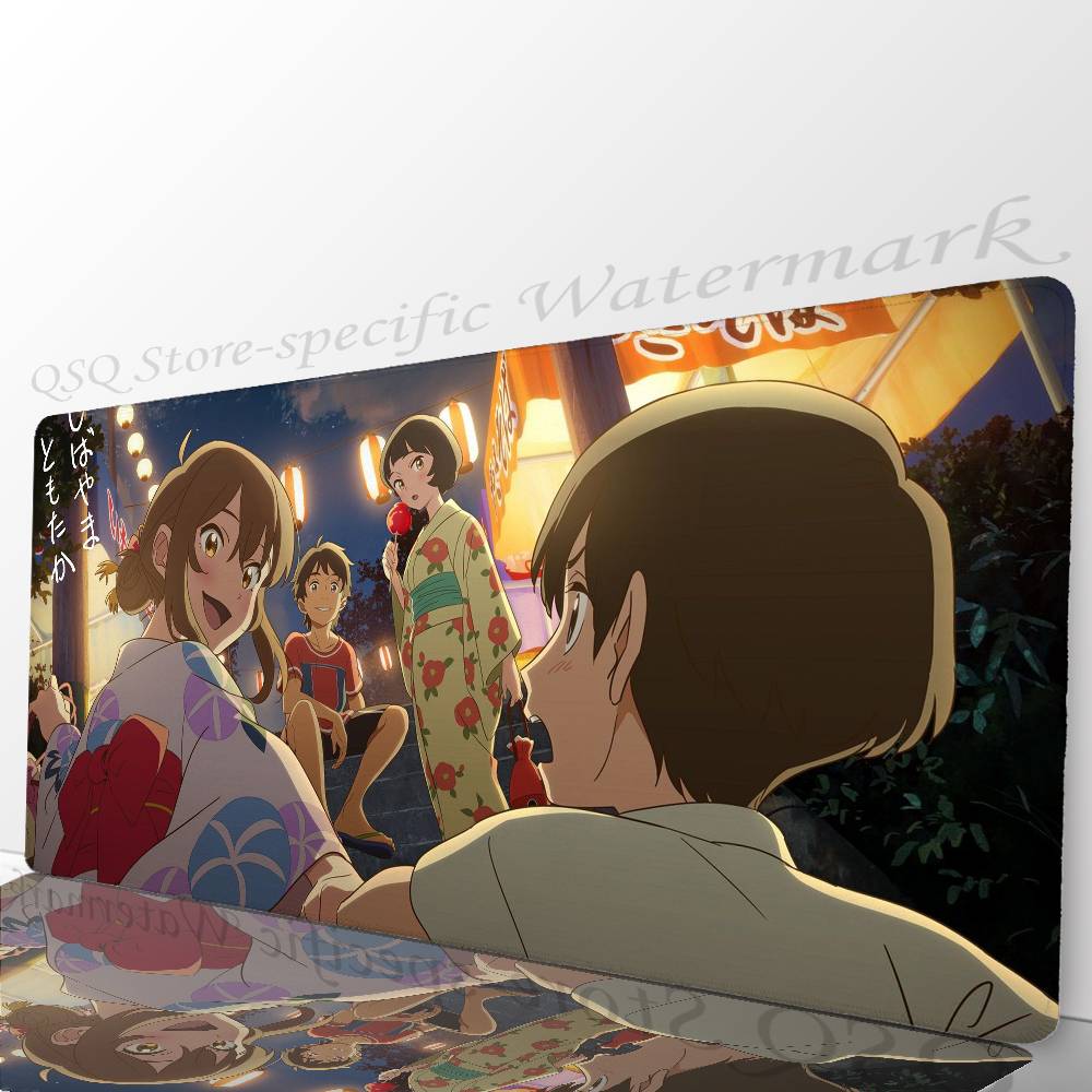 Anime Movie A W-Whisker Away Mousepad Non-slip Suitable For Office Computers Laptops E-sports Game Desk Mats XXL Keyboard