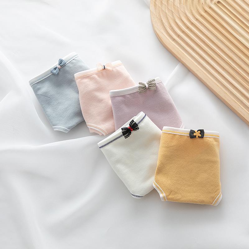 

Новый продукт: Японские хлопковые трусы Morandi Bow со средней талией для девочек - Милый и простой дизайн M