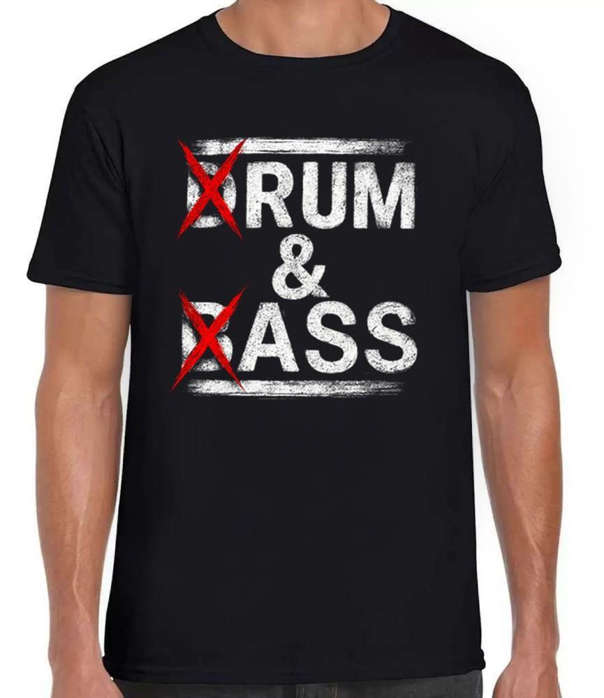 

Драм-н-бейс Ром и Задница Любители Шутка Говоря Смешной Подарок Футболка Черная Футболка 474 XL