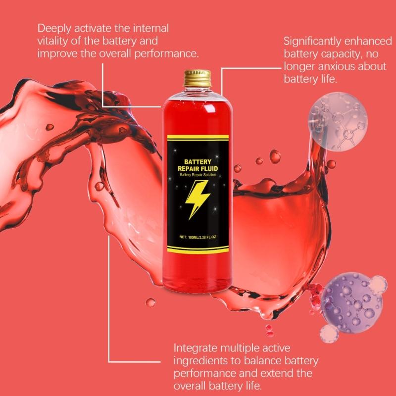 High Efficiency Battery Restorer 100ml Car Battery Recovery Solution Motorcycle Battery Rejuvenator for Vehicle