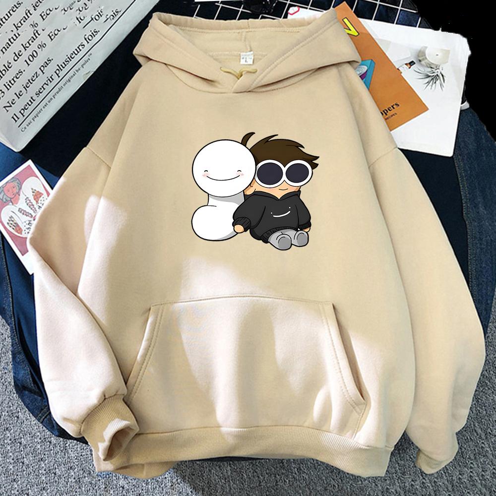 Dream Merch Men's hoodie Dream Smp Vintage Cartoon Loose Hoodie High-quality Casual Sweatshirt