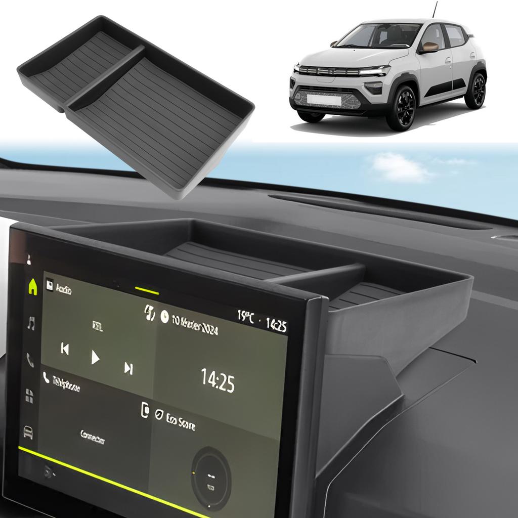 RUIYA pro Dacia Spring Electric EV 2025 2026 Úložný box na středovou konzoli auta Příslušenství interiéru auta Dacia Spring 2025
