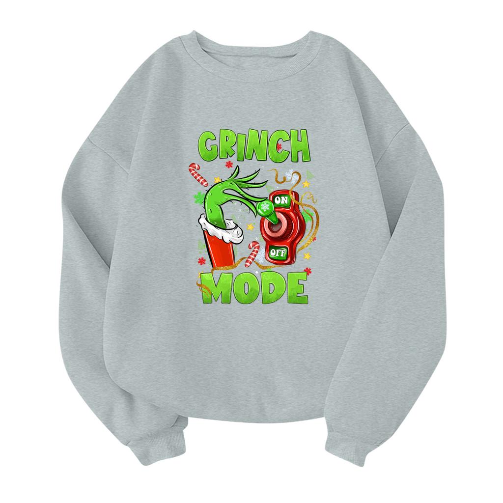 Children's Fashionable Lightweight Long-sleeved Round Neck Pullover With Pockets Printed Pullover