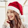 2025 Knitted Christmas Hat Cute Pompom Adult Child Soft Beanie Santa Cap New Year Party Kids Gift Navidad Natal Noel Decoration