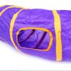 Collapsible Tunnel Tube Pet Toy S Shape for Cat Playing Tunnel Hideaway Tunnel with 2 Holes Hideaway Tent