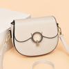 PU leather messenger bag for women monochromatic shoulder bag simple crossbody bags high quality