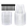 10/20/30/50Pcs Dessert Cup BPA-Free Plastic Cups Desserts Fruits Cakes Ice Cream Pudding Milkshake Cups