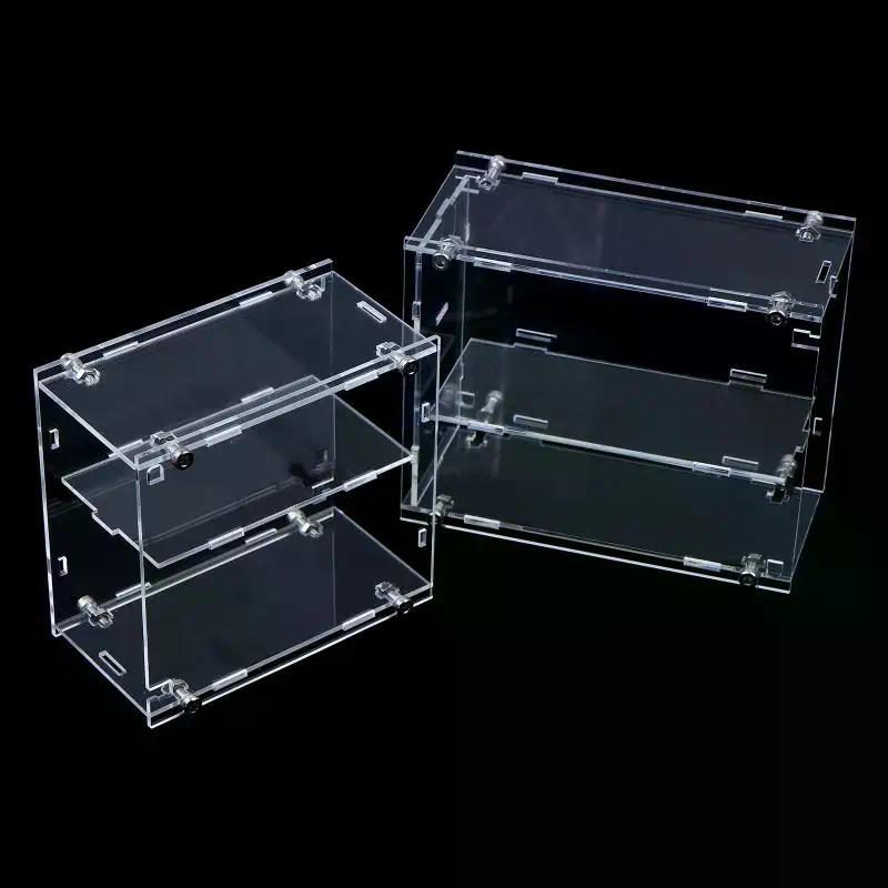 1/64 Model Cars Acrylic Display Case Fit For Assembled Dust Proof Box Cabinet Toy Vehicles