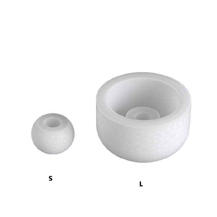 Geometric Dot Silicone Candle Stand Mold For Handmade Resin Candle Trays Jewelry Dishes And Party Decors