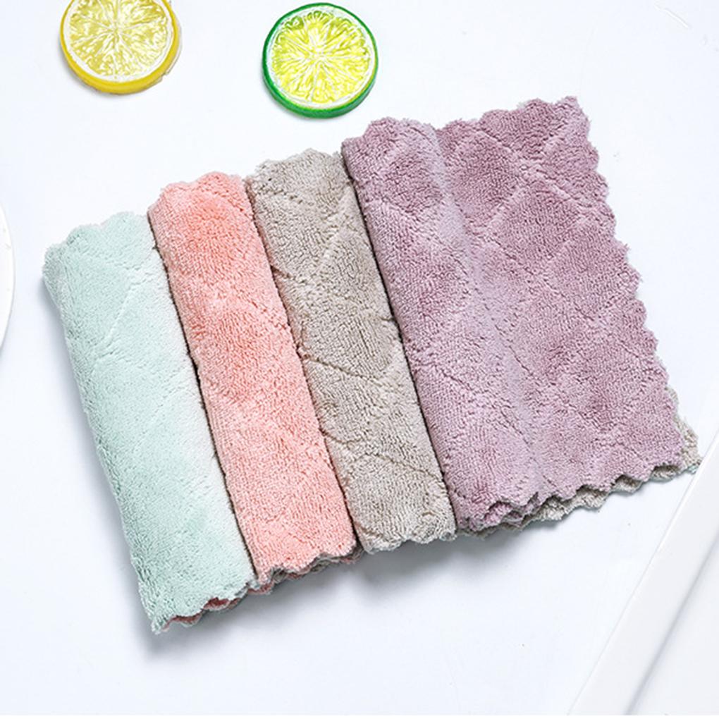 Microfibre 16 * 27.5cm Thick Ultra Soft Cleaning Dust Cloth Towel For Car Home