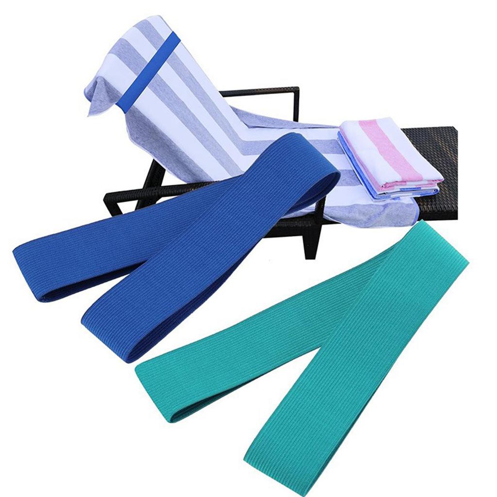 Bandas Elásticas para Toalla de Silla de Playa Correas Elásticas para Toallas Pinzas Portátiles para Toalla de Baño Bandas Elásticas para Sillas para Actividades al Aire Libre