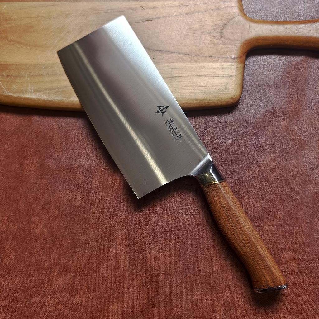 7.4 Inch Chopper Knife 9Cr18MoV Steel Blade Wood Handle Sharp Chef Cleaver Slicing Butcher Kitchen Knives Meat And Poultry Tools