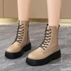Autumn Winter Casual Warm Boots Short Tube Large Size Simple Comfortable Anti Slip Wear-resistant Women's Shoes