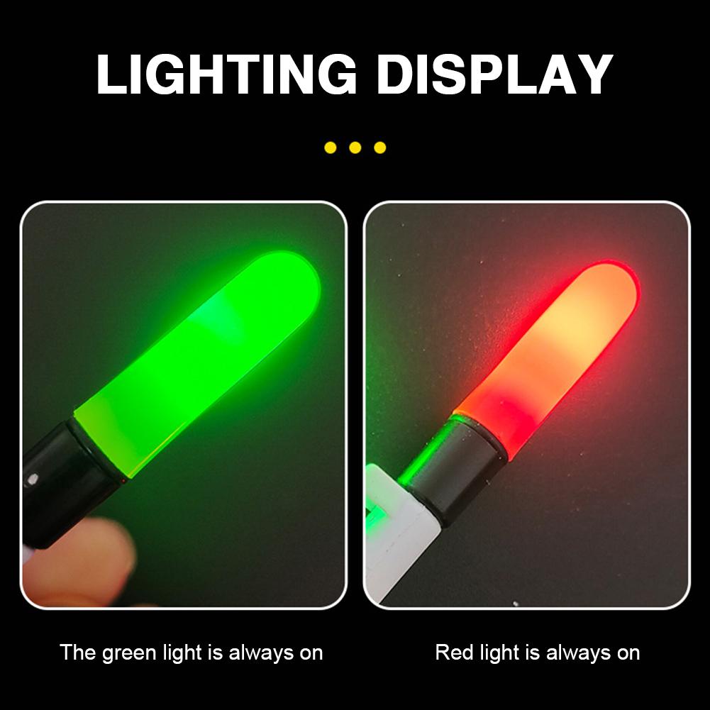 1 Set Fishing Rod Alarm Light Luminous Stick Sea Fishing Rod LED Light with Bells Ring Color Change for Night Fishing