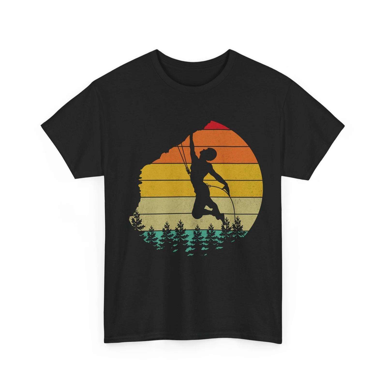Climbing Shirt, Climbing Lovers Climb Shirt, Climber Men Boys Vintage Shirt 4XL
