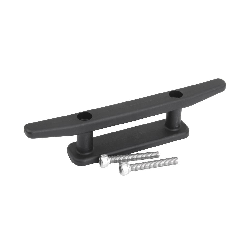 Nylon Marine Boat Kayak Canoe Deck Cleat Mooring Fixed Seat Anchor Black