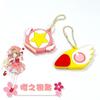 1Pc Cartoon Anime Silicone Key Cap Head Cover Card Captor Sakura Pattern