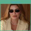 Retro Cat Eye Metal Frame Sunglasses With Uv Protection For Summer Travel And Outings