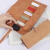 Watch Straps Storage Bag Imitation Leather Holds 5 Straps Watch Strap Storage Pouch Multi-compartment Watch Band Organizer