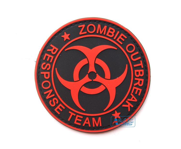 Resident Evil Series Skull Badge PVC Patch Armband