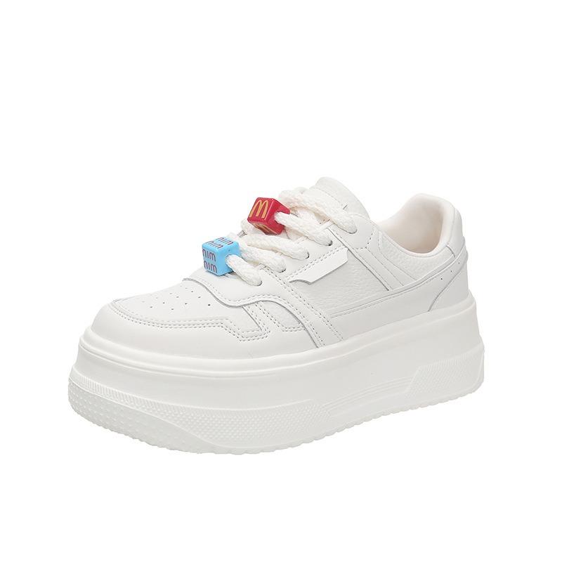 Premium thick-soled muffin little white shoes women's heightening board shoes new autumn casual sports shoes